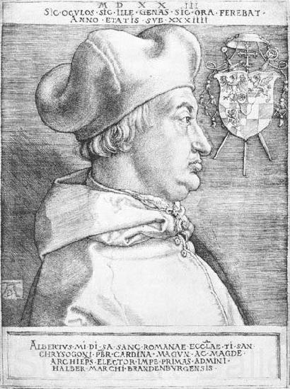 Albrecht Durer Cardinal Albrecht of Brandenburg